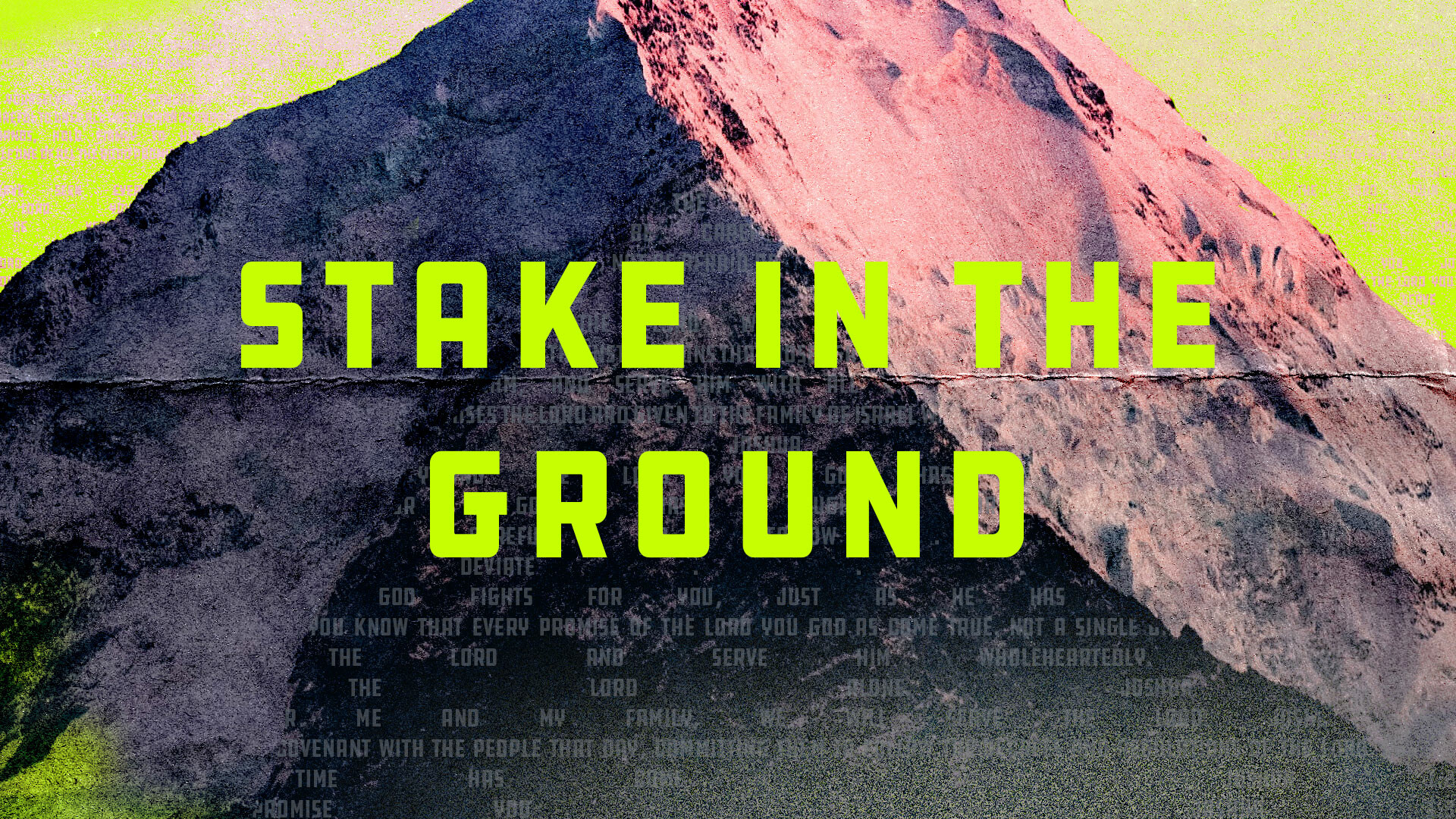 Stake in the Ground